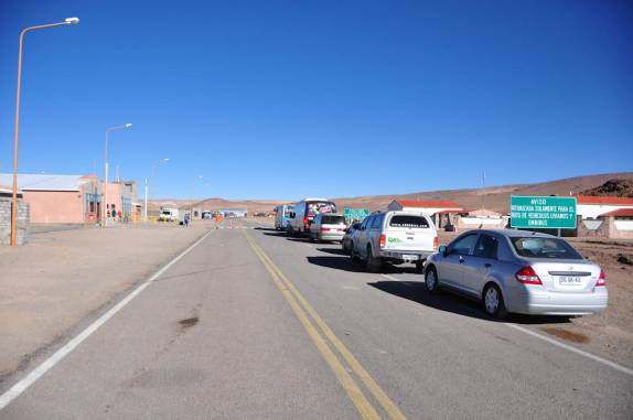 No Paso de Jama, fronteira entre Argentina e Chile, a 4.400 metros de altitude
